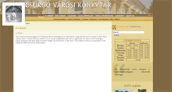 Desktop Screenshot of info.csurgo.hu