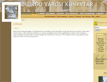 Tablet Screenshot of info.csurgo.hu